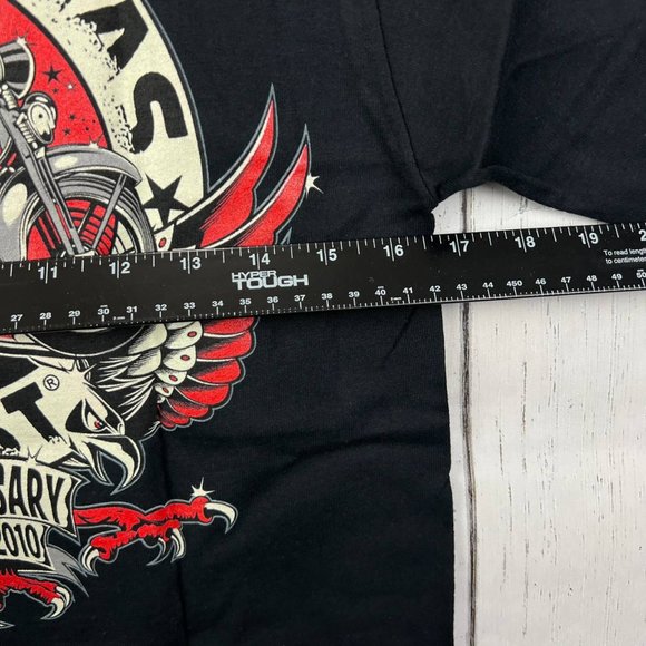 Vintage Las Vegas Bike Fest‎ 2010 Small Fruit of the Loom Casual T-Shirt New Men - Picture 6 of 9